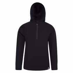 Mountain Warehouse Childrens/Kids Merino Wool Hoodie - 9-10 Years, Black