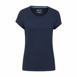 Mountain Warehouse Womens/Ladies Bude Relaxed Fit T-Shirt - 10 UK, Navy