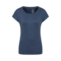 Mountain Warehouse Womens/Ladies Panna II UV Protection Loose T-Shirt - 6 UK, Navy