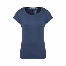 Mountain Warehouse Womens/Ladies Panna II UV Protection Loose T-Shirt - 12 UK, Navy