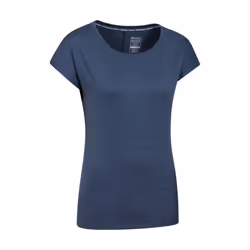 Mountain Warehouse Womens/Ladies Panna II UV Protection Loose T-Shirt - 14 UK, Navy