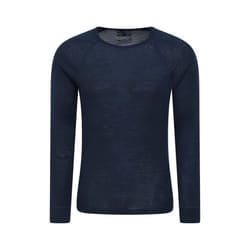 Mountain Warehouse Mens Merino Wool Thermal Top - XXL, Navy