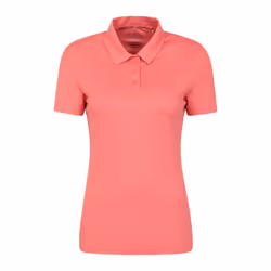 Mountain Warehouse Womens/Ladies Classic IsoCool Golf Polo Shirt - 6 UK, Pink