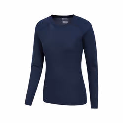 Mountain Warehouse Womens/Ladies Talus Long-Sleeved Top - 18 UK, Navy