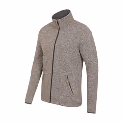 Mountain Warehouse Mens Idris III Full Zip Fleece Jacket - S, Beige