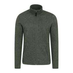 Mountain Warehouse Mens Idris III Full Zip Fleece Jacket - 4XL, Green