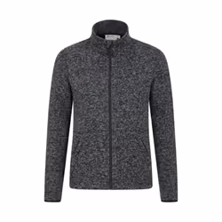 Mountain Warehouse Mens Idris III Full Zip Fleece Jacket - XXL, Black