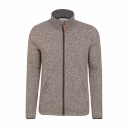 Mountain Warehouse Mens Idris III Full Zip Fleece Jacket - L, Beige