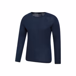 Mountain Warehouse Mens Merino Wool Base Layer Top (Pack of 2) - XXS, Navy