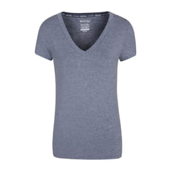Mountain Warehouse Womens/Ladies Vitality V Neck T-Shirt - 20 UK, Navy