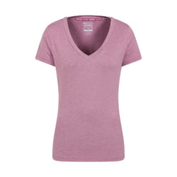 Mountain Warehouse Womens/Ladies Vitality V Neck T-Shirt - 8 UK, Pink