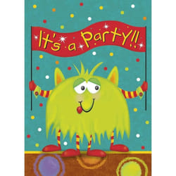 Unique Party It's A Party Monster Invitations (Pack of 8)