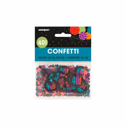 Unique Party Cheer 40th Birthday Confetti