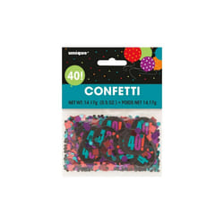 Unique Party Cheer 40th Birthday Confetti