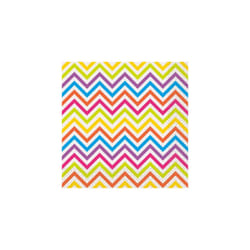 Unique Party Rainbow Paper Chevron Disposable Napkins (Pack of 16)