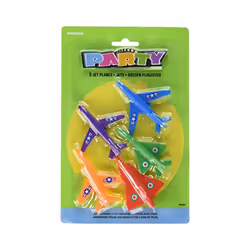 Unique Party Fighter Jets Plastic Party Favours (Pack of 5)