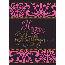 Amscan Fabulous Celebration Plastic Printed Happy Birthday Party Table Cover