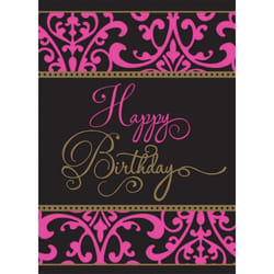 Amscan Fabulous Celebration Plastic Printed Happy Birthday Party Table Cover