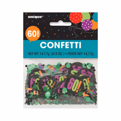 Unique Party Cheer 60th Birthday Confetti
