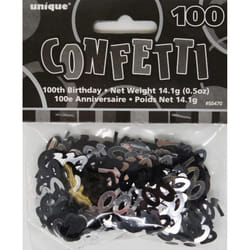 Unique Party Foil Glitz 90th Confetti