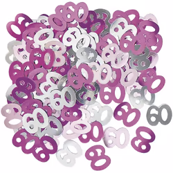 Unique Party Foil Glitz 60th Birthday Confetti