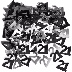 Unique Party Foil Glitz 21st Birthday Confetti