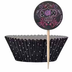 Unique Party Birthday Cake Topper Set (Pack of 48)