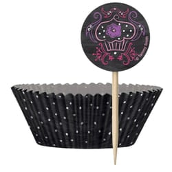 Unique Party Birthday Cake Topper Set (Pack of 48)