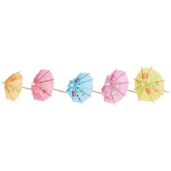 Unique Party Paper Umbrella Party Picks (Pack of 10)