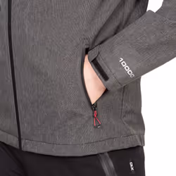 Trespass Mens Anak Soft Shell Jacket - S, Black Marl