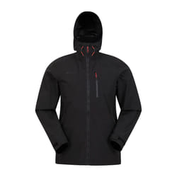 Mountain Warehouse Mens Bachill Three Layer Waterproof Jacket - 3XL, Black