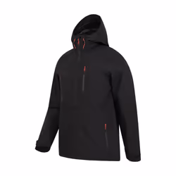 Mountain Warehouse Mens Bachill Three Layer Waterproof Jacket - 3XL, Black