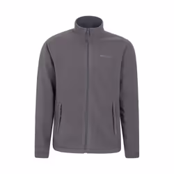 Mountain Warehouse Mens Bernard II Windproof Fleece Jacket - S, Grey