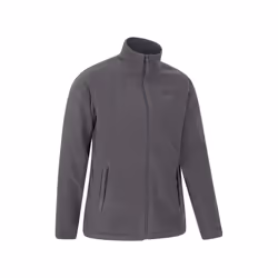 Mountain Warehouse Mens Bernard II Windproof Fleece Jacket - S, Grey