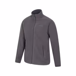 Mountain Warehouse Mens Bernard II Windproof Fleece Jacket - S, Grey