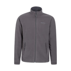 Mountain Warehouse Mens Bernard II Windproof Fleece Jacket - 4XL, Grey