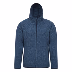 Mountain Warehouse Mens Snowdon II Full Zip Hoodie - M, Blue