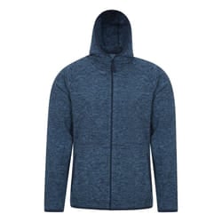 Mountain Warehouse Mens Snowdon II Full Zip Hoodie - XXS, Blue