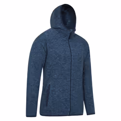 Mountain Warehouse Mens Snowdon II Full Zip Hoodie - XXS, Blue