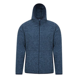 Mountain Warehouse Mens Snowdon II Full Zip Hoodie - XS, Blue