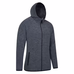Mountain Warehouse Mens Snowdon II Full Zip Hoodie - L, Black