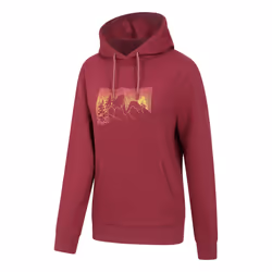 Mountain Warehouse Womens/Ladies Ombre Hoodie - 6 UK, Burgundy