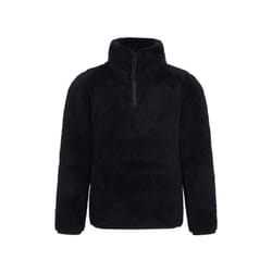 Mountain Warehouse Childrens/Kids Teddy Half Zip Fleece Top - 3-4 Years, Black
