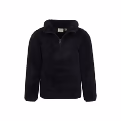 Mountain Warehouse Childrens/Kids Teddy Half Zip Fleece Top - 3-4 Years, Black