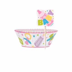 Unique Party Baby Shower Cupcake Topper Set (Pack of 48)