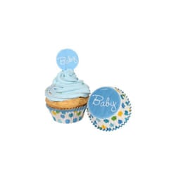Unique Party Heart Baby Shower Cupcake Topper Set (Pack of 24)