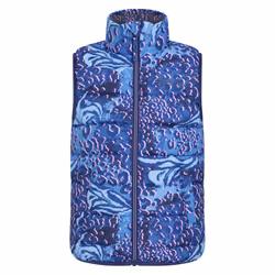 Mountain Warehouse Childrens/Kids Rocko Animal Print Padded Gilet - 5-6 Years, Purple