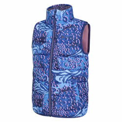 Mountain Warehouse Childrens/Kids Rocko Animal Print Padded Gilet - 5-6 Years, Purple