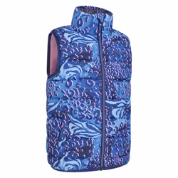 Mountain Warehouse Childrens/Kids Rocko Animal Print Padded Gilet - 5-6 Years, Purple