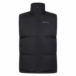 Mountain Warehouse Mens Rock Padded Gilet - XS, Black